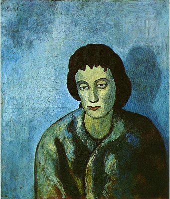 Pablo Picasso Classical Oil Paintings The Woman With The Edge - Click Image to Close